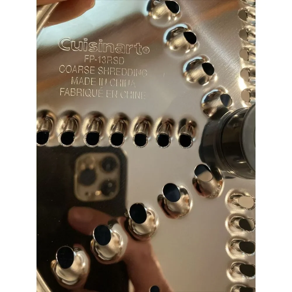 Cuisinart Replacement FP-13RSD Reversible‎ Fine/Course Shredding Disc